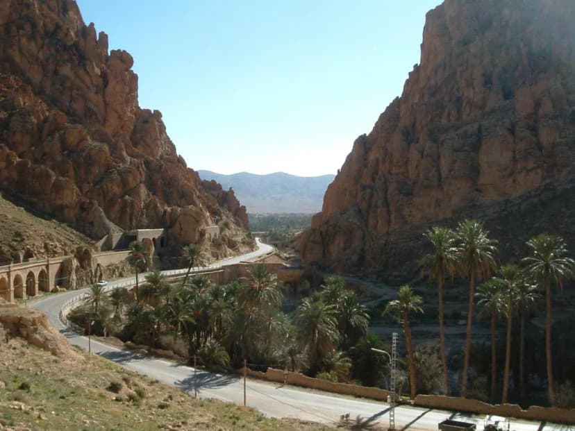 Les Gorges d’El Kantara, porte du Sahara
