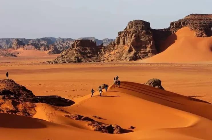 Tadrart Rouge, désert rouge du Sahara