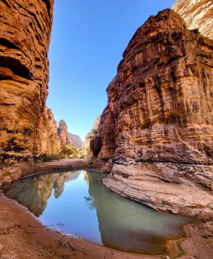 Canyon d’Essendilène, oasis du Tassili