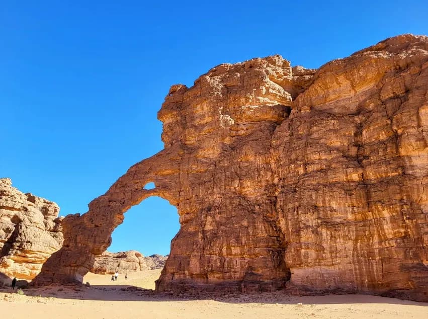 Tikoubaouine, arches naturelles du Tassili