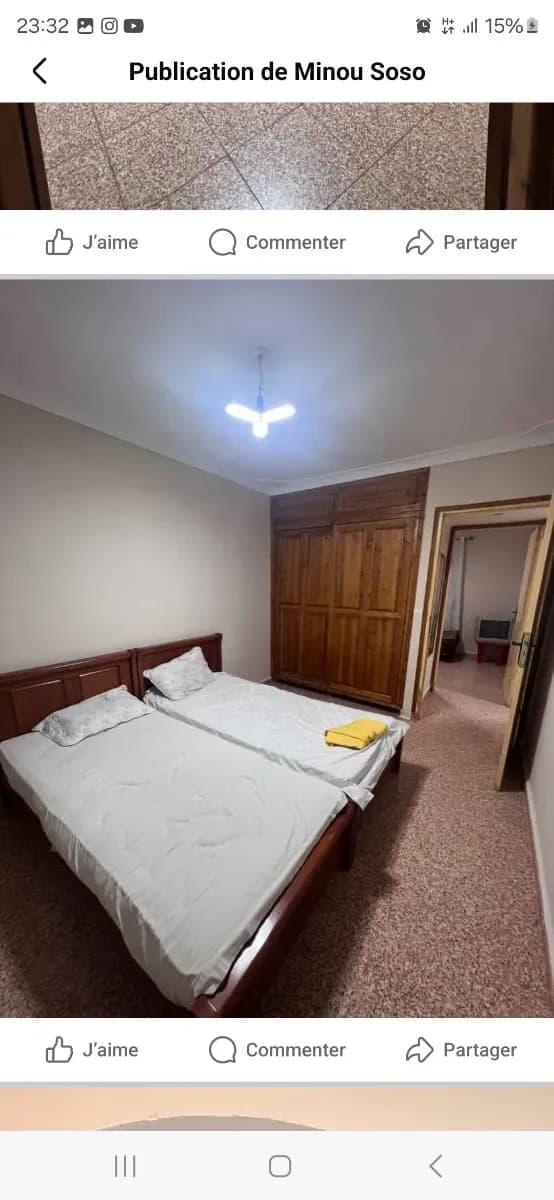 Appartement f3 à louer birkhadem