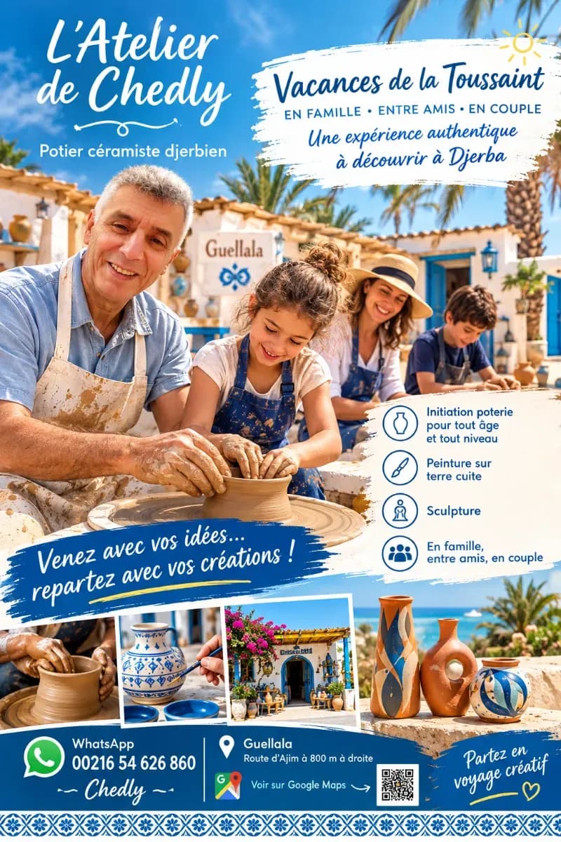 Atelier poterie pour tout âge
