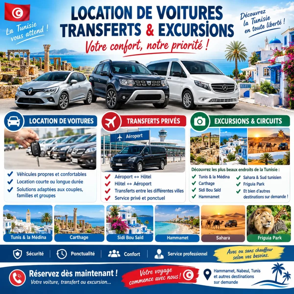 Location de voiture Tunisie