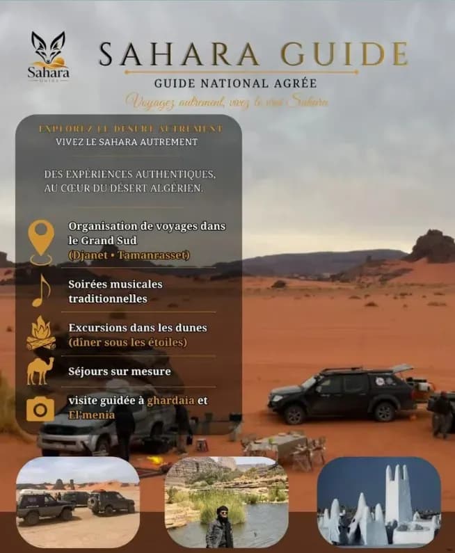 Guide agréé a Ghardaia et le désert algérien Guide agréé a Ghardaia et le désert algérien